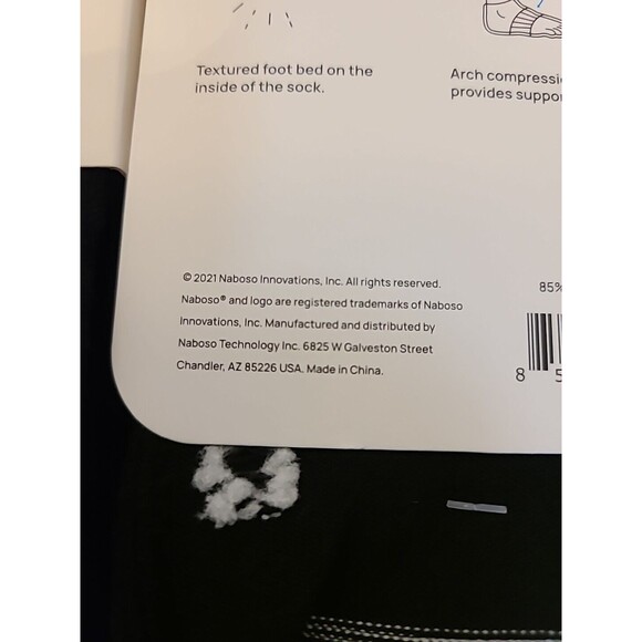 Naboso Recovery Sock BUNDLE OF 4 pair - Compression + Texture Size  3Medium 1 sm - Picture 6 of 8